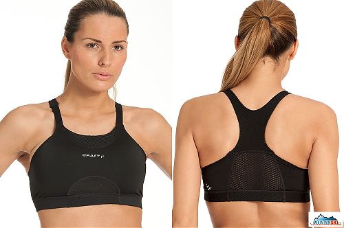 Konstrukce sportovní podprsenky Craft Sports Bra B je z pohledu výsledků průzkumu ideální, a proto byla vybrána jako cena pro dvě z pěti vylosovaných výherkyň