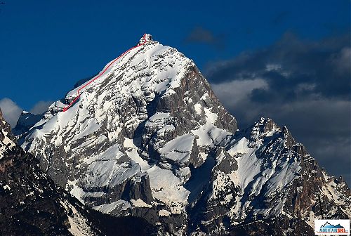 Antelao severní hřeben nákres
