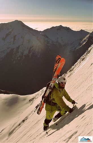 Nastupujeme do severky Lenzspitze - foto Miro Peťo