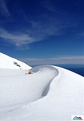 Tents at 3200 meters on Mt. Shasta