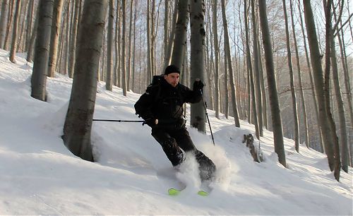 Skialp v Beskydech