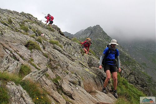 Krásné skalní úseky Fagaraše