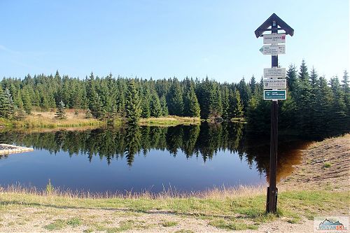 Jezírko na Černé Smědé