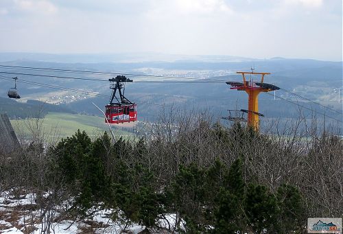 Historie versus současnost - dopravní prostředky na Fichtelberg