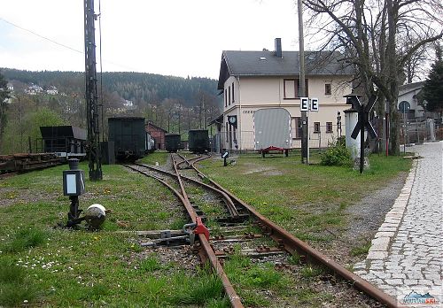Muzeum úzkokolejky v Rittersgrünemu - 100 m kolejí