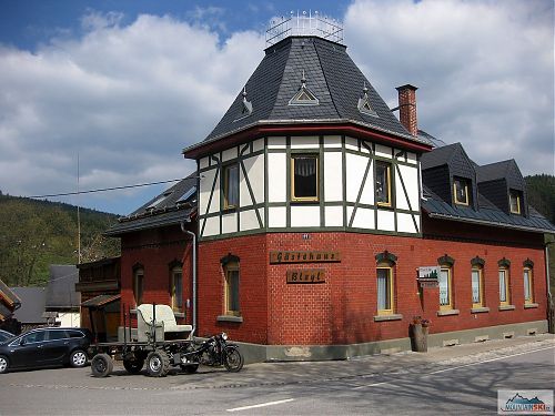 Nestandardní dopravní prostředek v Rittersgrünemuu