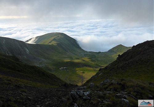 Výhled z hřebene při cestě do refugia Scara, foto: Soňa Mravcová