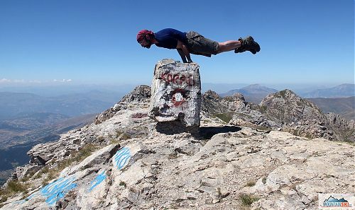 Perfektní vyvážení na Golem Korabu (2764 m)