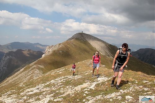 Fakultativní výlet na Turčin (2702 m) s výhledem na Titov vrv absolvovaly jenom tři účastnice