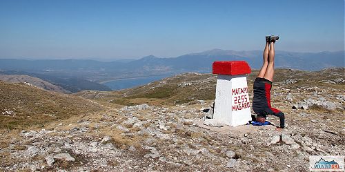 Na vrcholu Magaro v Galičici