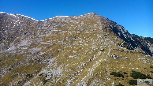 Hřebínek Seeleithen vedoucí na planinu Speikwiesse
