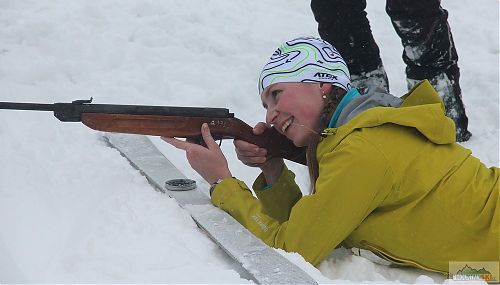 Střelba v leže - bez rukavic