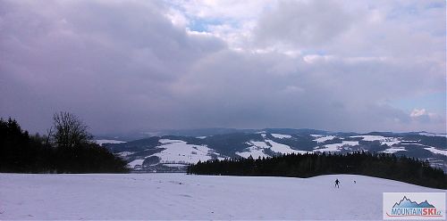 Sjezd kolem Dřevojánků směrem na Jablůnku