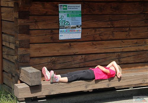 Tak to vypadá, když se dítě na Trojáku dozví, že cyklozávod Obr Drásal má 208 km a převýšení 5625 metrů