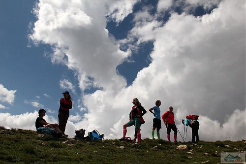 V sedle mez Turčinem (2702 m) a Titovým vrvem (2747 m)