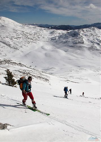 Dámská čtveřice na skialpech v Bosně a Hercegovině