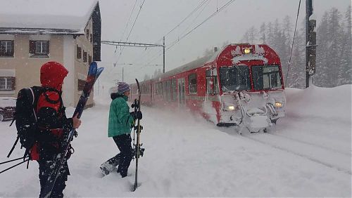 Do Švýcarska pojedeme vlakem, foto: SNOWfest 2018