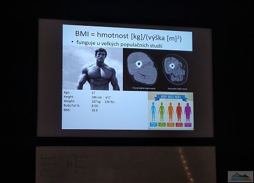 Podle BMI trpěl Schwarzeneger značnou nadváhou...