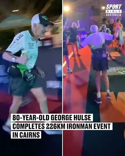 Osmdesátiletý George Hulse zvládnul Ironmana za čas 16 hodin 24 minut a 39 vteřtin v červnu 2023