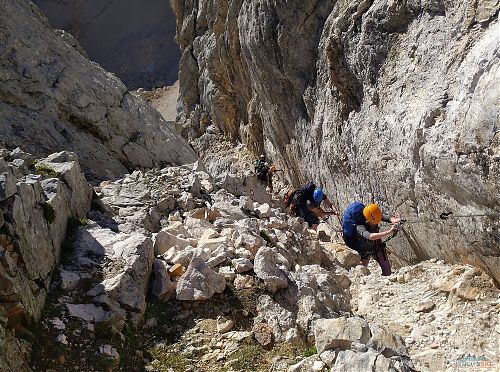 Výstup od Domu Planika na Mali Triglav 