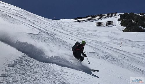Terén pro fitness skialp nad Obergurglem
