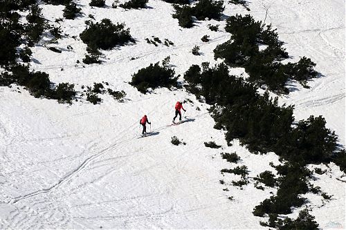 Jitka s Ladou traverzují do kosodřeviny